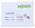 Wago Terminal Strip - Wago Compact Durchgangsverbinder Mit Hebel 60 Stuck Fur 2-leiter Bis 4mm²